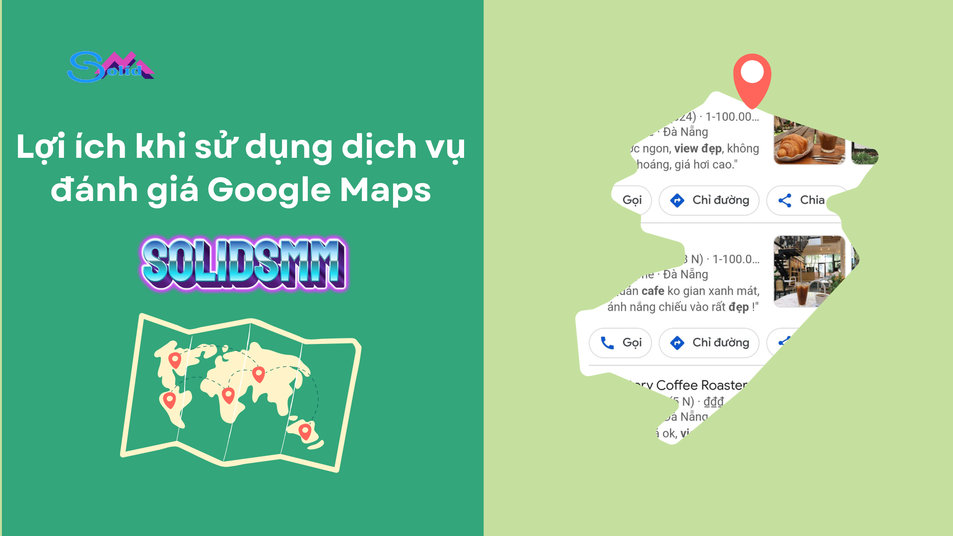 SolidsMM - đơn vị cung cấp dịch vụ đánh giá Google chân thực, uy tín